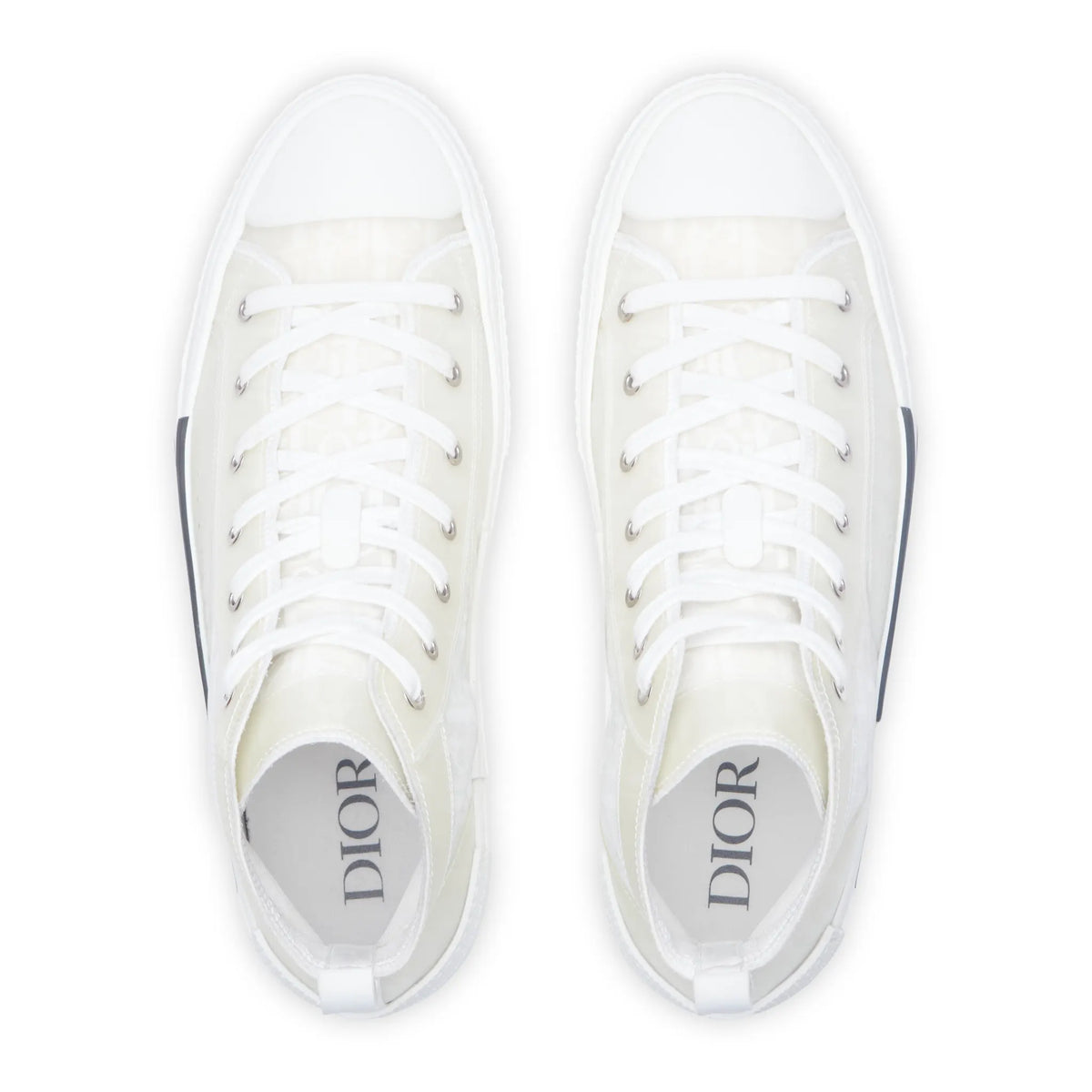 Preloved - Dior B23 Dior Oblique Canvas High White Sneaker