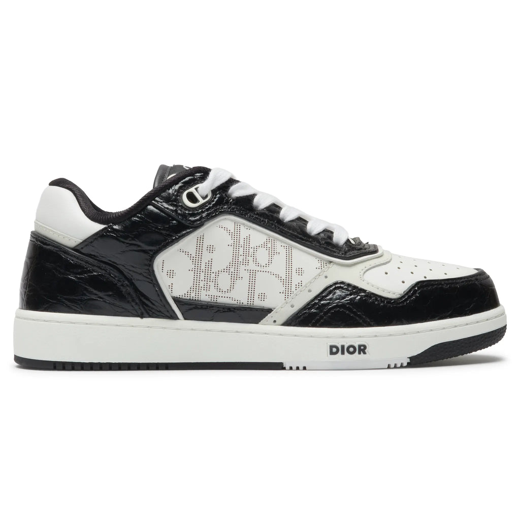 Dior B27 Uptown Black White Python Sneaker