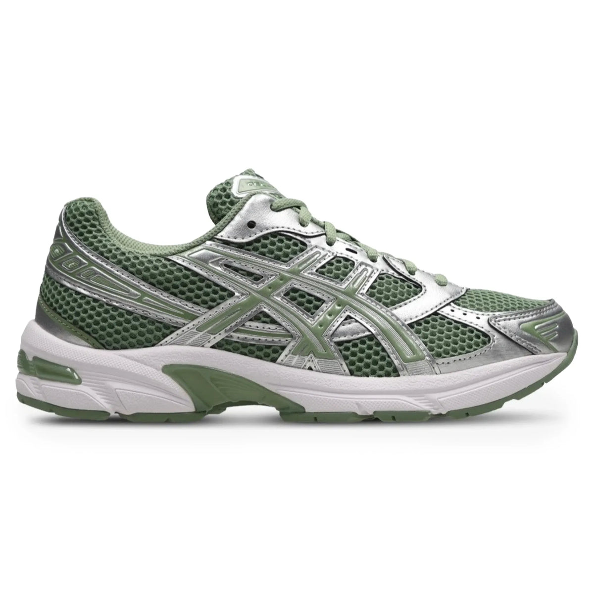 ASICS Gel-1130 Swamp Green Silver Sneakers