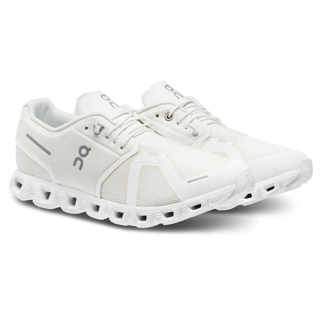 On Running Cloud 5 Undyed White Shoes - Women's
