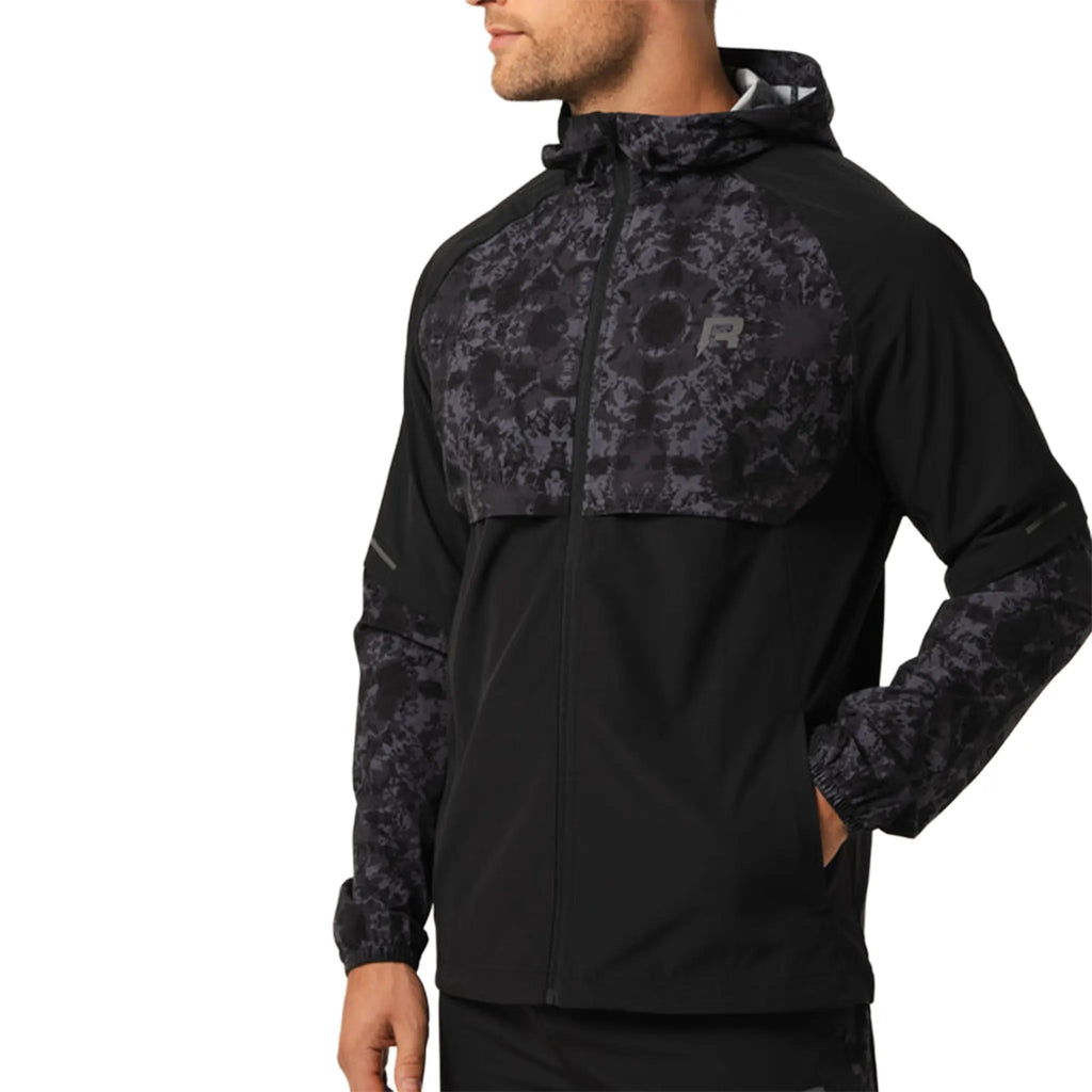 Reprimo Shibori Black Windbreaker